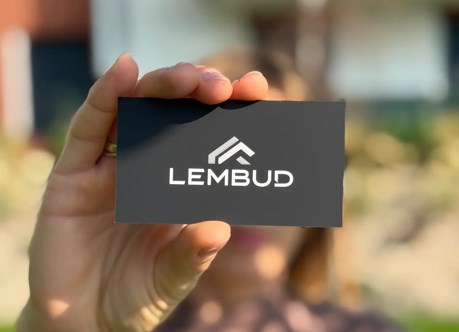 wizytówka z logo lem-bud